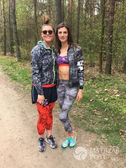 Beata Sadowska i Kamila Szczawińska w ośrodku Columna Medica