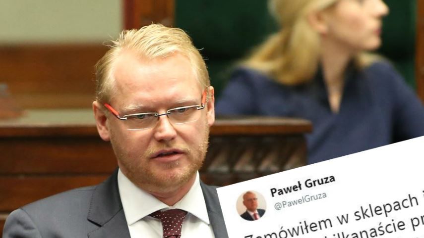 Paweł Gruza opisał na Twitterze swoje doświadczenia z kupowaniem w internecie