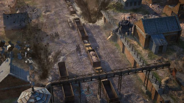 Screen z gry "Iron Harvest" 