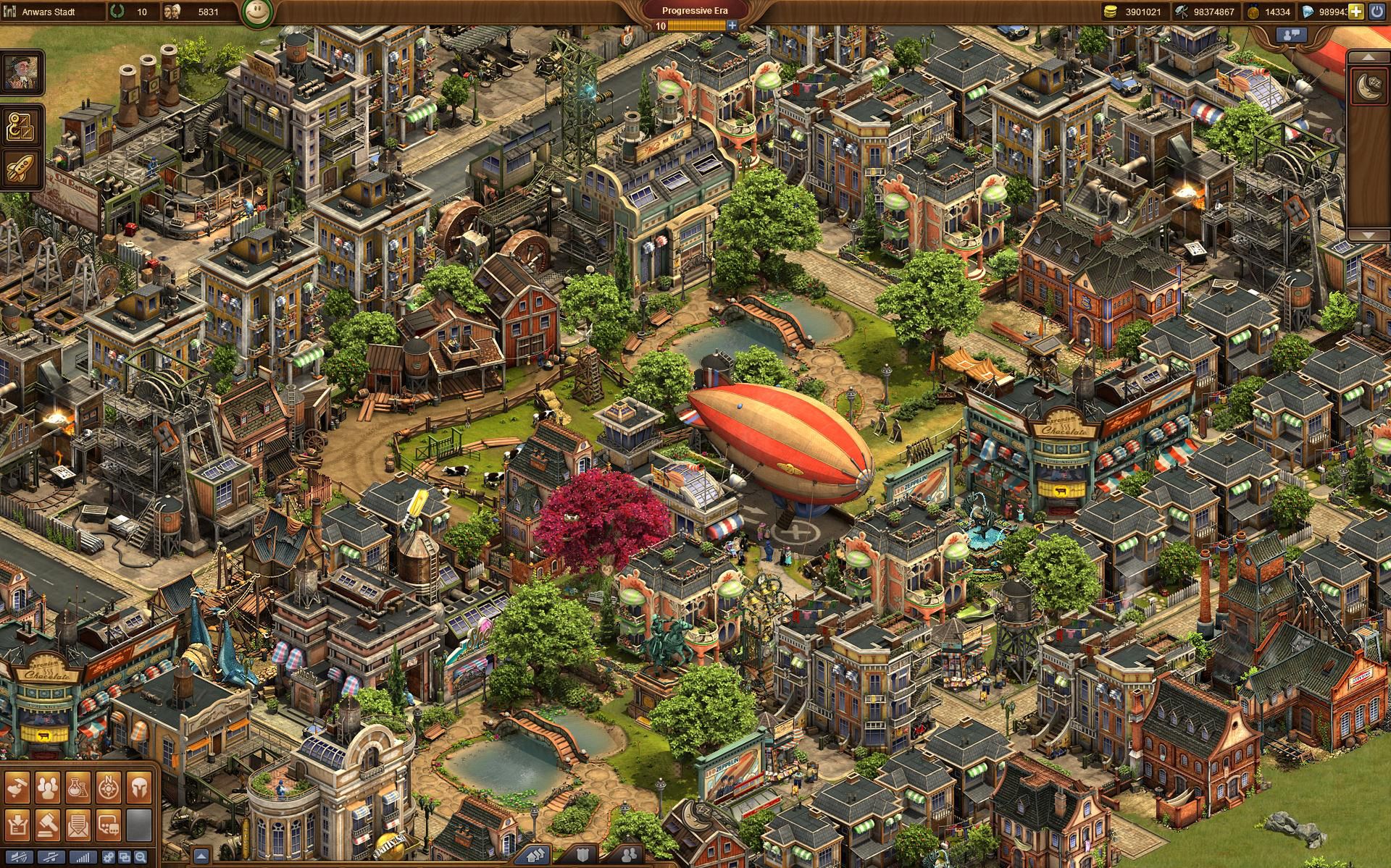 Screen z gry "Forge of Empires" 