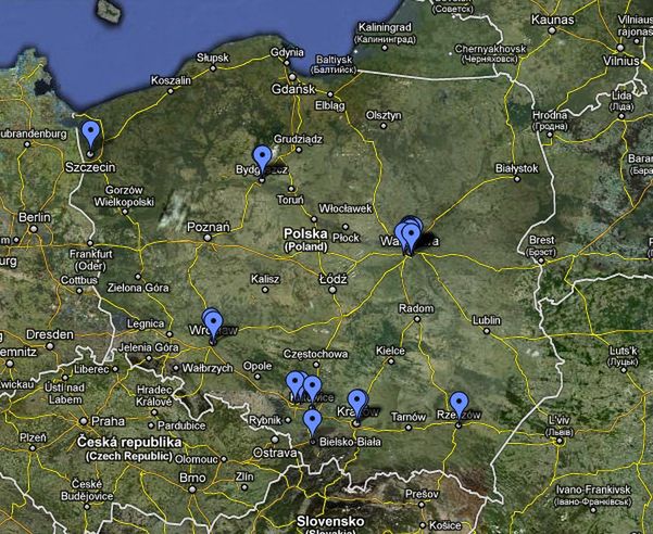 Mapa polskiego gamedevu