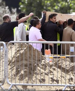 Pierwsze pogrzeby w Christchurch. Pochowano ojca i syna