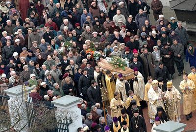 Pogrzeb najstarszego w Polsce duchownego Cerkwi