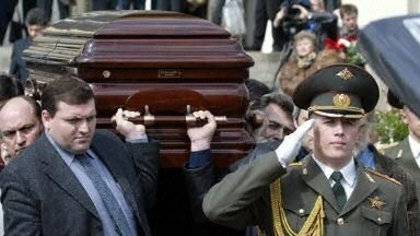 Pogrzeb Siergieja Juszenkowa