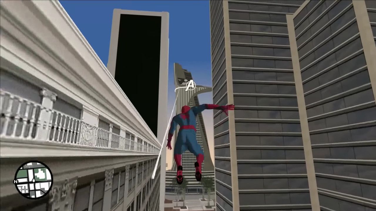 Spider-Man w GTA San Andreas 