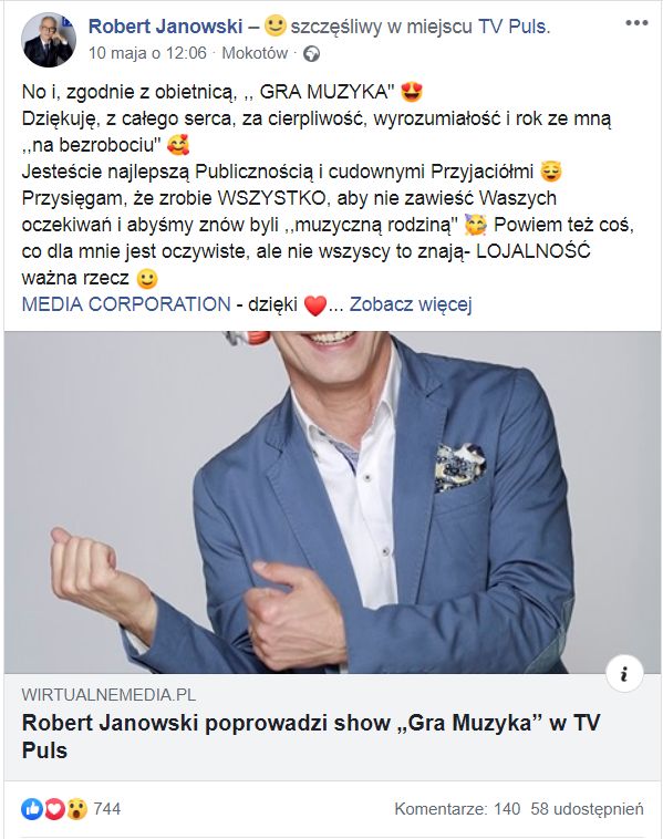 News Roberta Janowskiego 