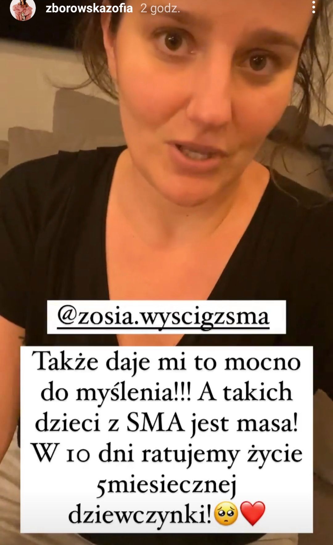 Zosia Zborowska ze łzami w oczach zwróciła się do internautów