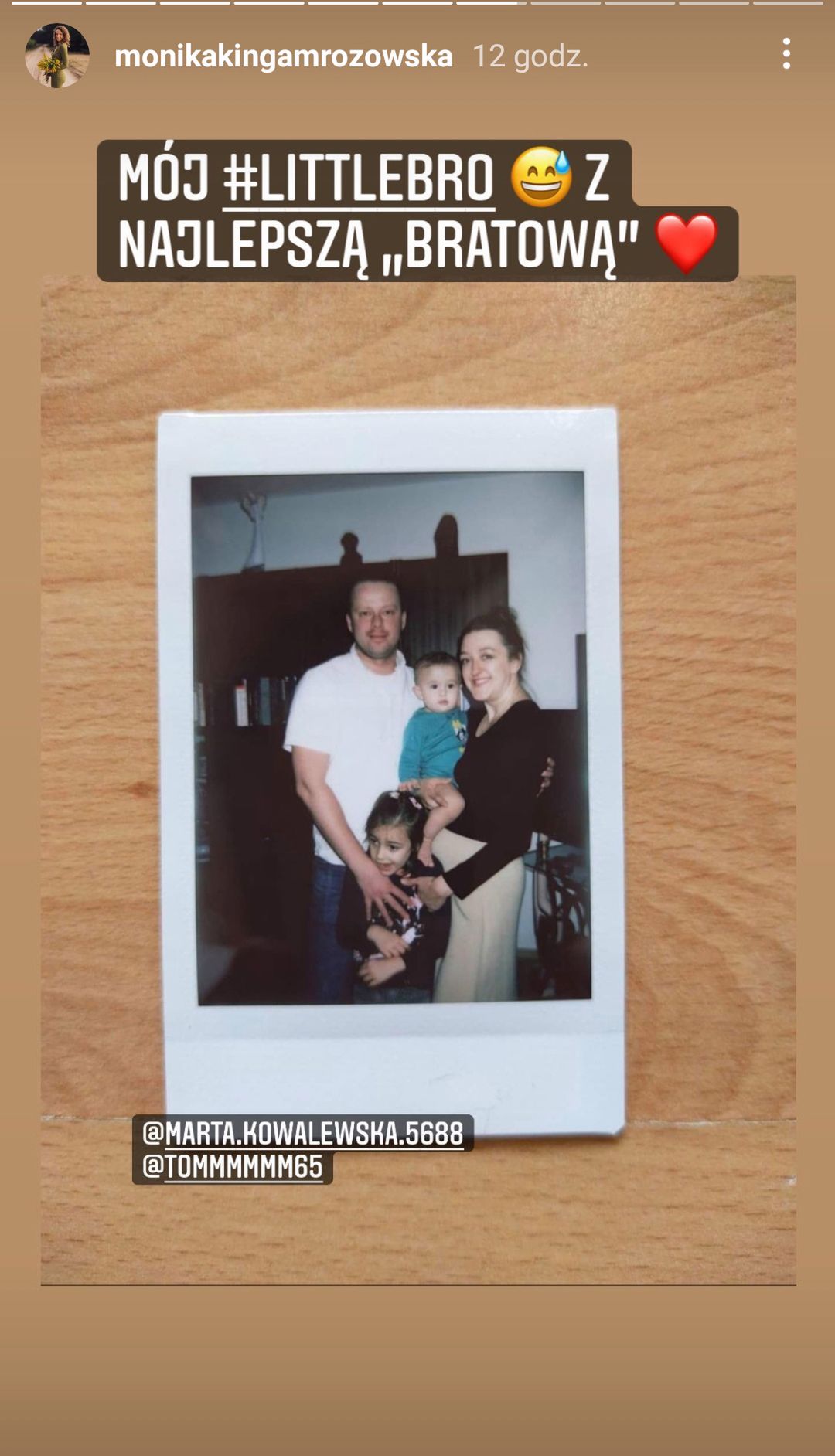 Monika Mrozowska pokazała rodzinne zdjęcia