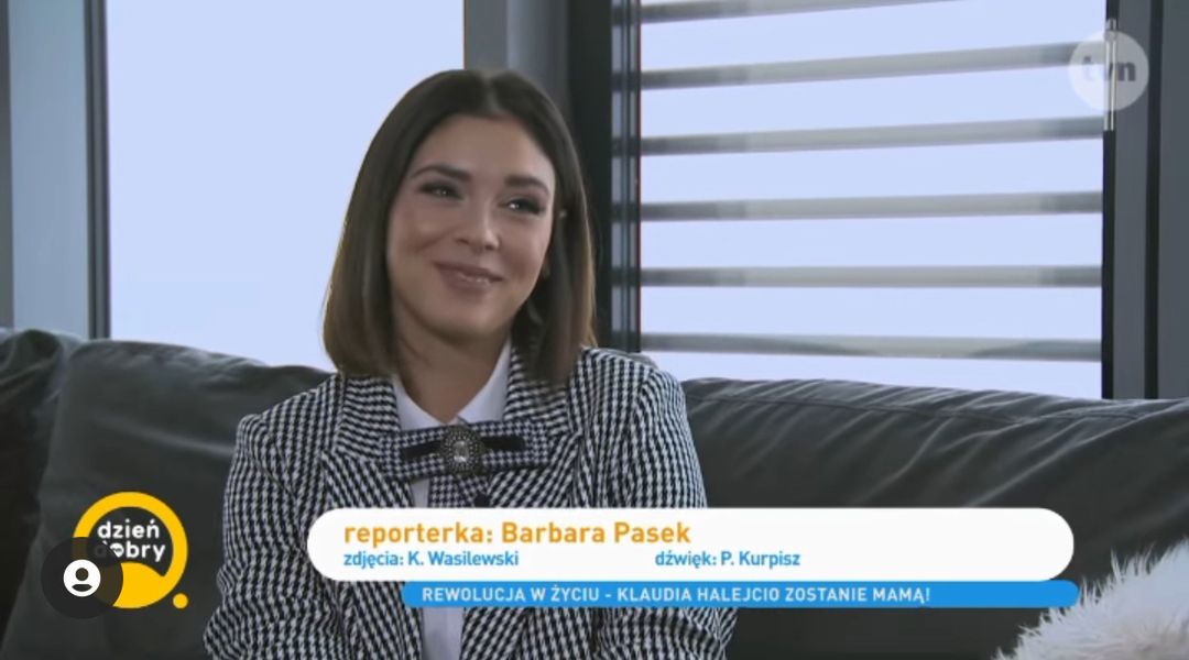 Klaudia Halejcio w Dzień Dobry TVN