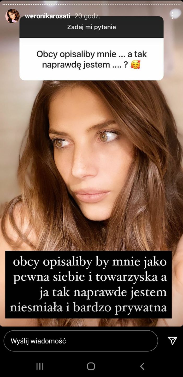 Weronika Rosati ujawniła swoje sekrety