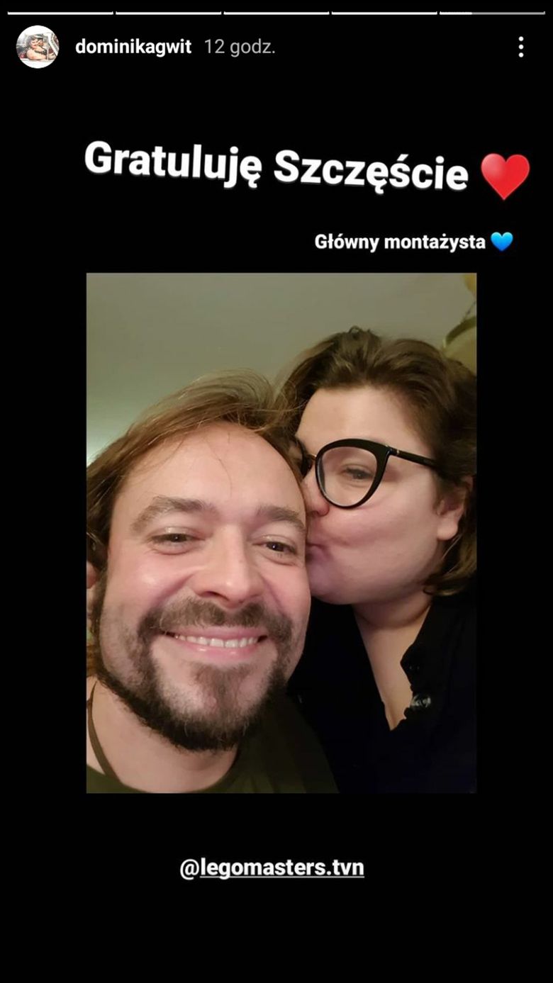 Dominika Gwit chwali się pracą męża