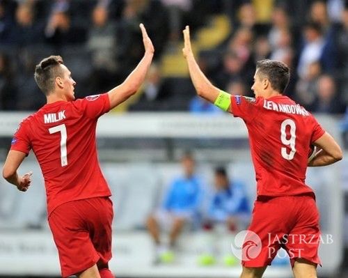 Robert Lewandowski i Arkadiusz Milik