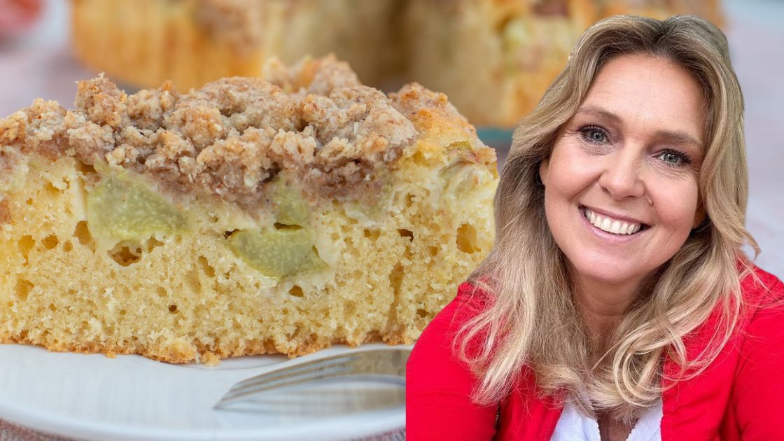 Ciasto z rabarbarem- Pyszności, źródło Canva, Instagram