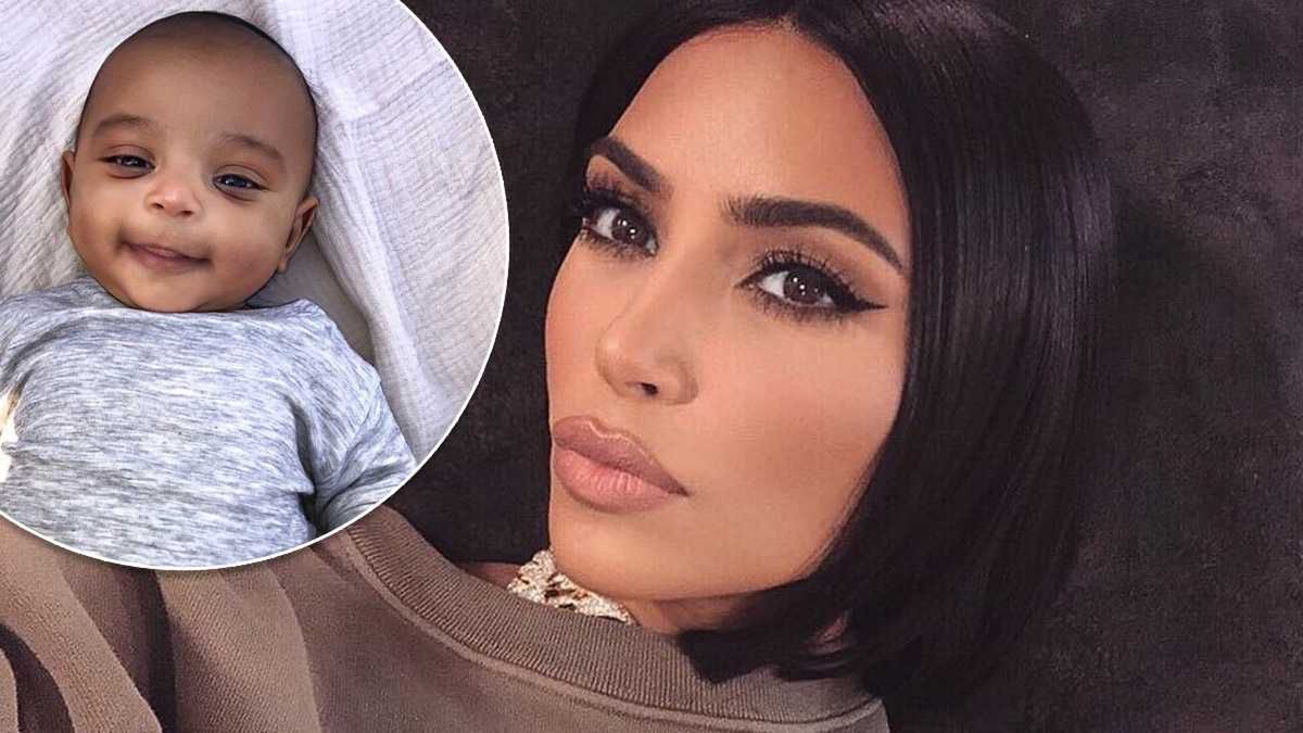 Kim Kardashian pokazała prześliczne zdjęcie Psalma! Nie uwierzycie, do kogo podobny jest najmłodszy potomek rodu Kardashian-West!