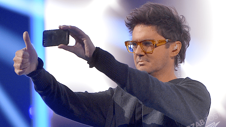 Kuba Wojewódzki selfie z Kasią Figurą