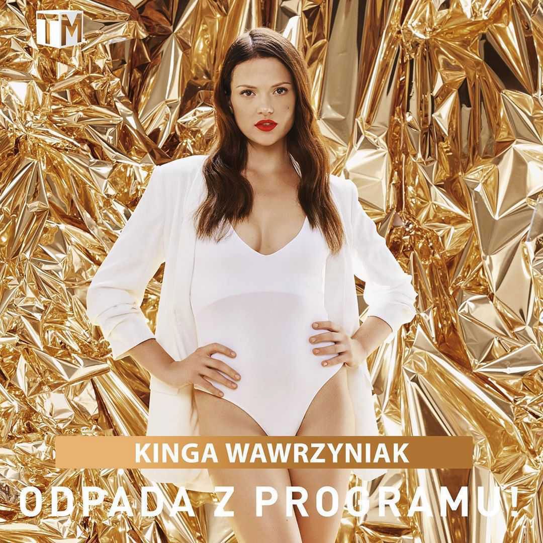 Kinga Wawrzyniak odpadła z programu