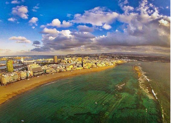 Las Canteras Playa na Wyspach Kanaryjskich 