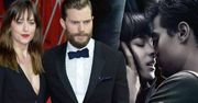 Odmieniony Jamie Dornan i Dakota Johnson na planie "Ciemniejszej strony Greya". Mamy gorące zdjęcia pocałunku!
