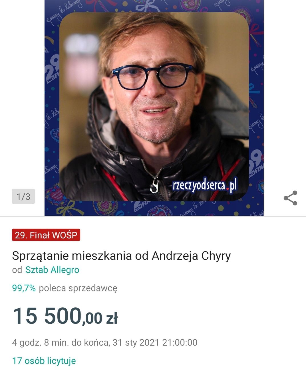 Andrzej Chyra - WOŚP 2021