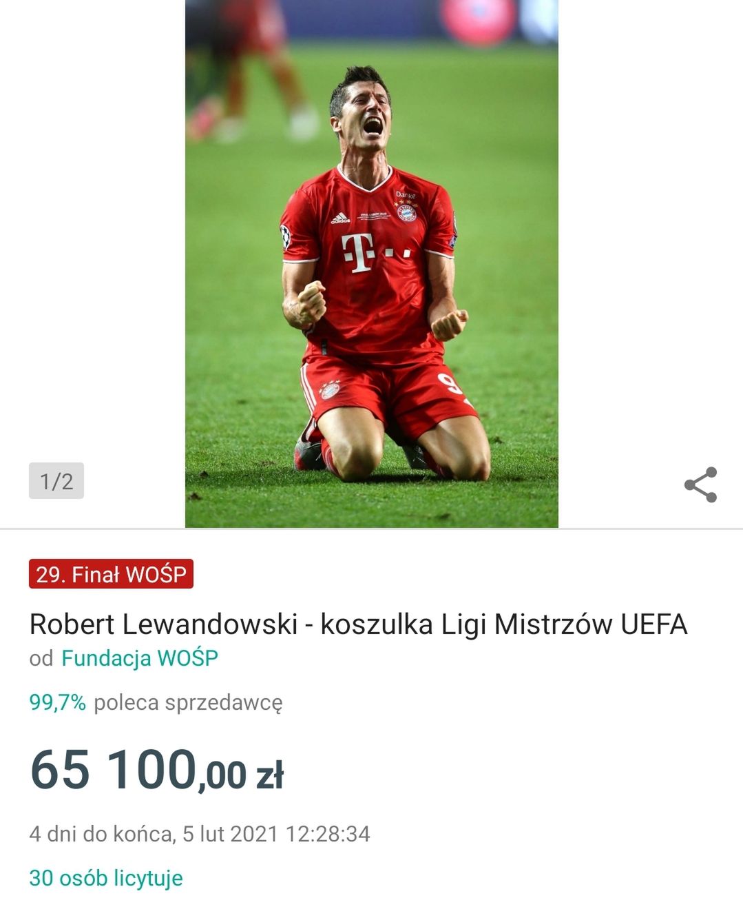 Robert Lewandowski - WOŚP 2021
