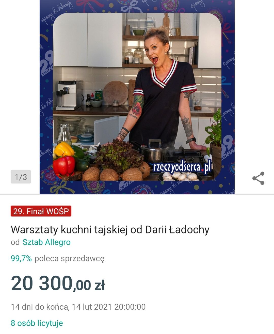 Daria Ładocha - WOŚP 2021