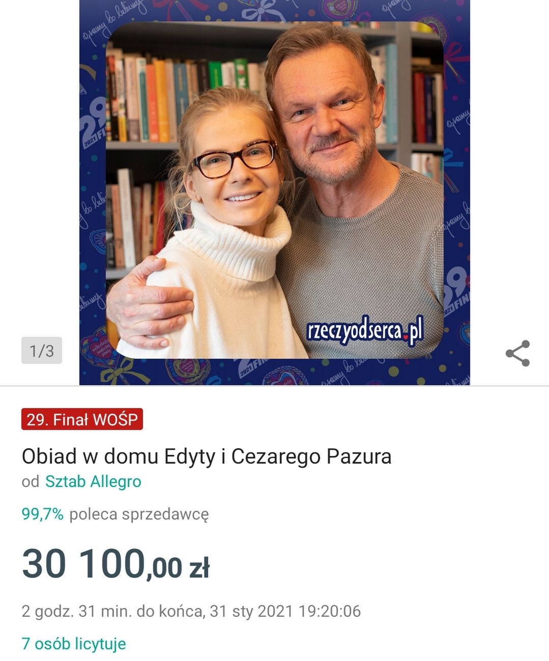 Edyta i Cezary Pazurowie - WOŚP 2021