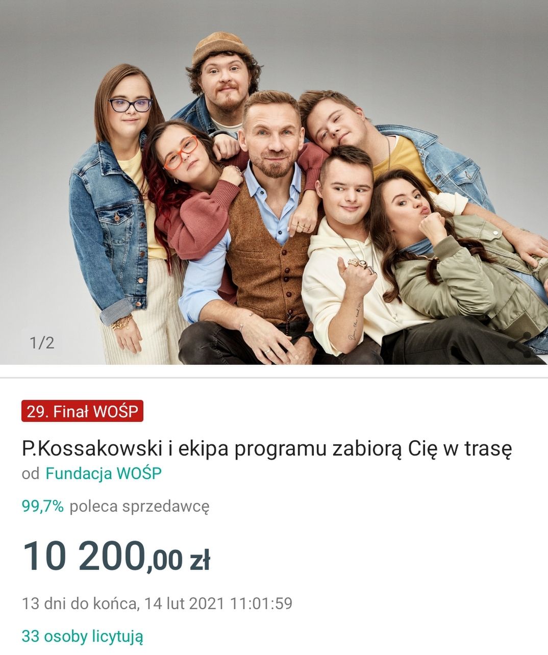 Ekipa Down The Road - WOŚP 2021