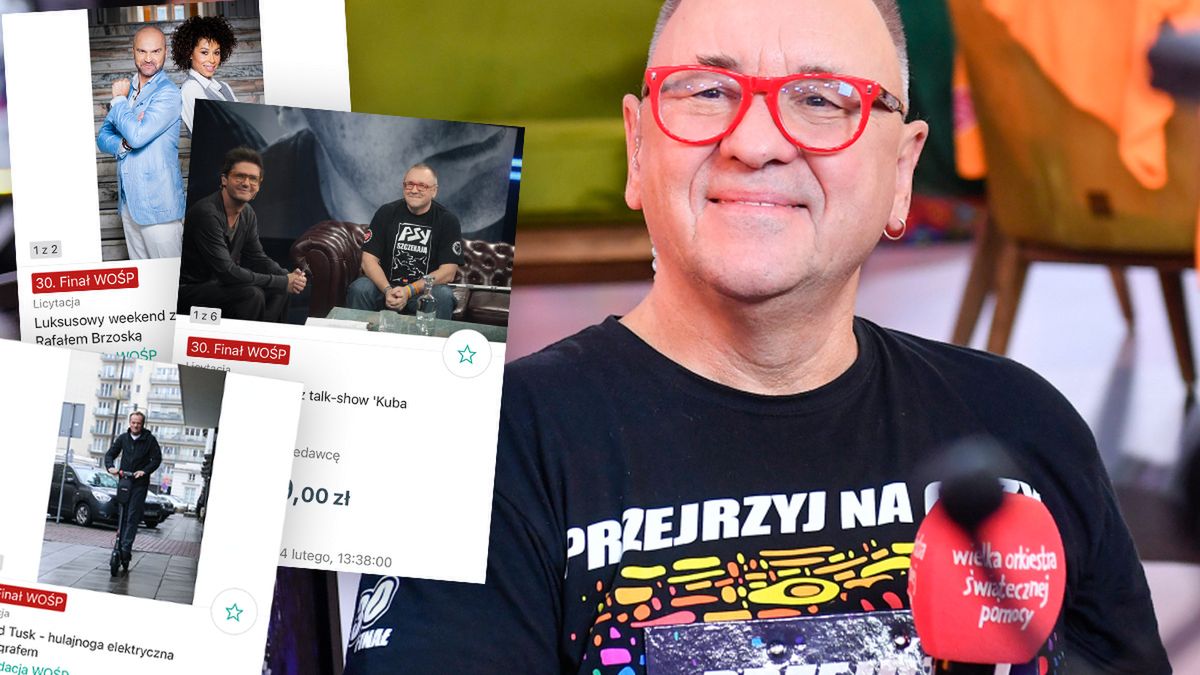 5 najpopularniejszych aukcji WOŚP na Allegro