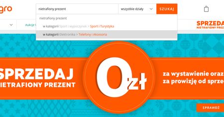Allegro zachęca do sprzedawania nietrafionych prezentów. Ma specjalną promocję dla użytkowników