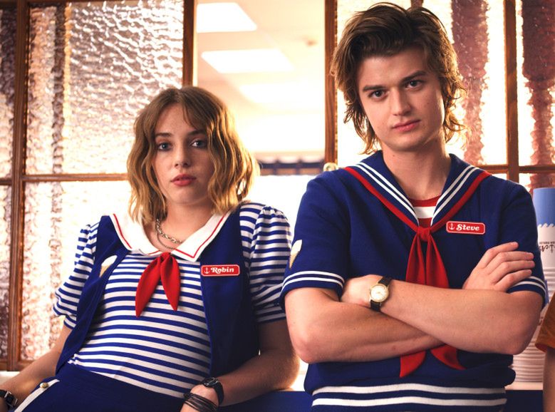 "Stranger Things": tak Maya Hawke i Joe Keery ćwiczyli wspólną scenę. Zobaczcie wideo