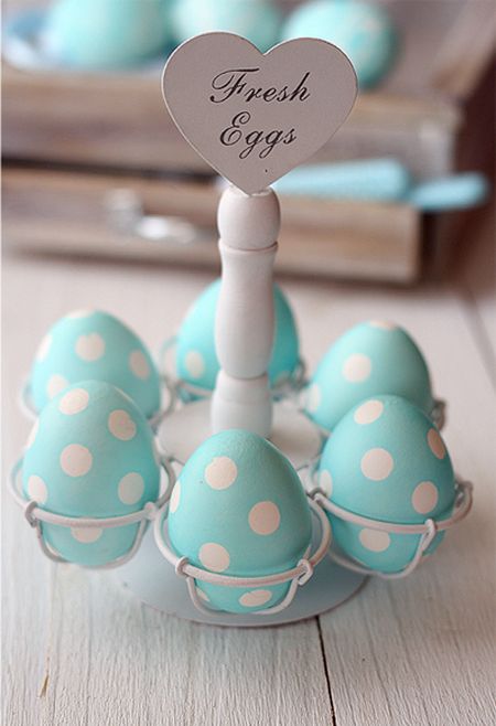 Polka Dot Easter Eggs