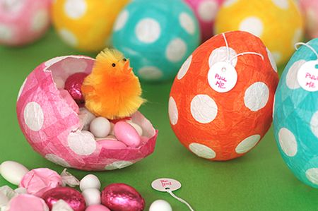 Papier-Mache Easter Eggs