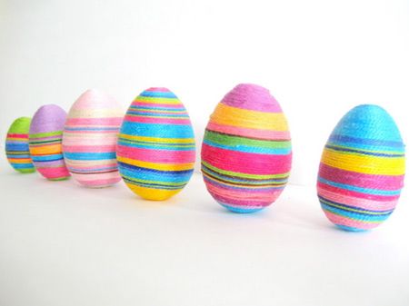 Awesome Thread Wrapped Eggs