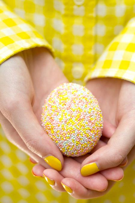 DIY Sprinkle Easter Eggs