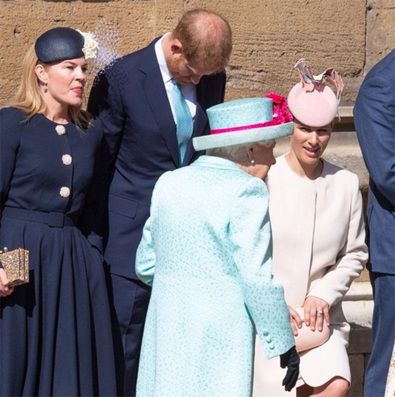 Księżna Kate i rodzina królewska na mszy z okazji 93 urodzin królowej Elżbiety II
