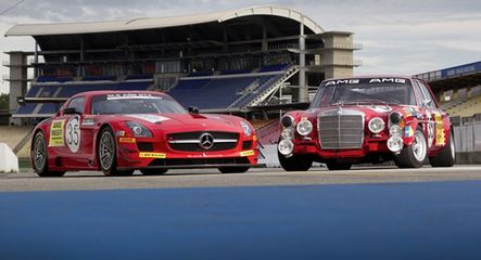 Mercedes SLS AMG GT3 na Belgijskim torze