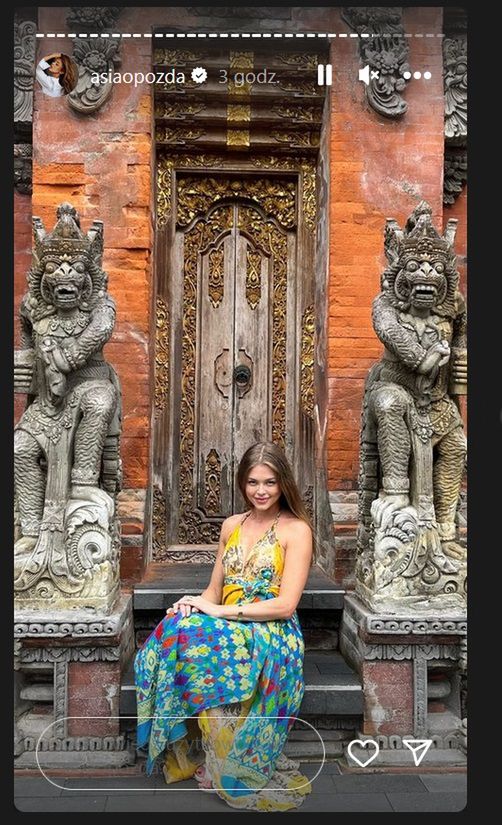 Joanna Opozda na Bali