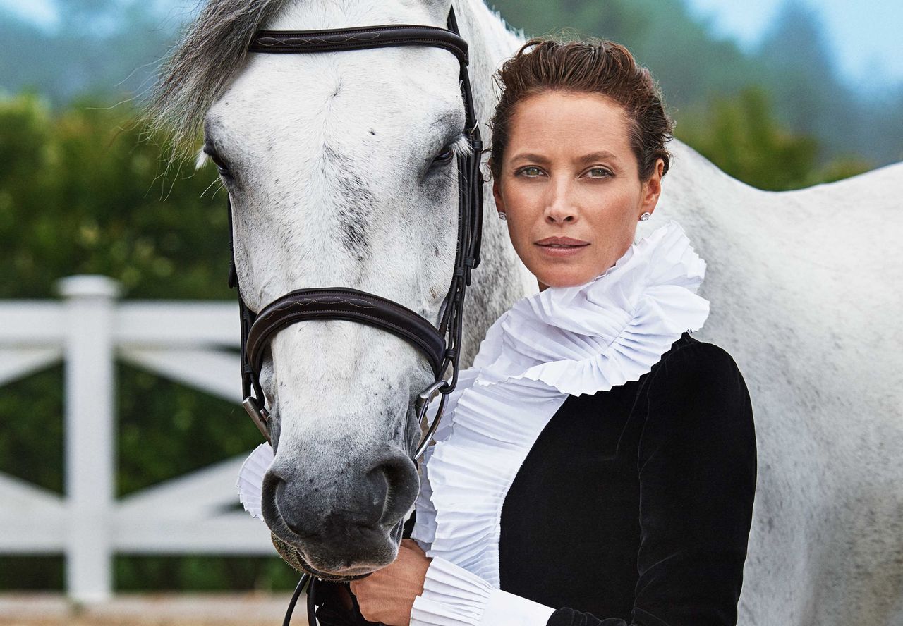 Christy Turlington w magazynie „Town & Country”