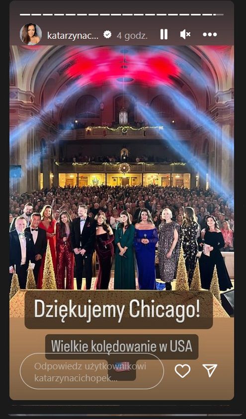 Katarzyna Cichopek w Chicago