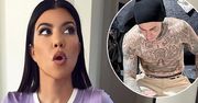 Kourtney Kardashian w mistrzowski sposób ogłosiła kolejną CIĄŻĘ! Ojciec zachwyca talentem i tatuażami. Ma je nawet na twarzy