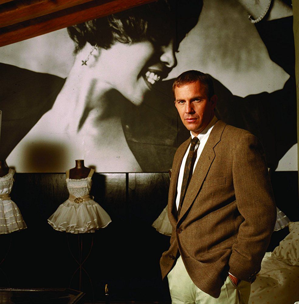 Kevin Costner i Whitney Houston w filmie "Bodyguard" 