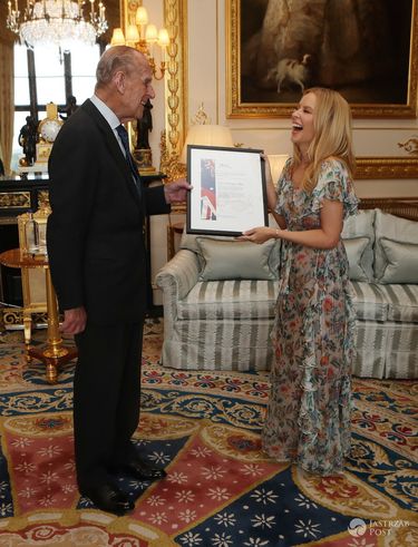 Kylie Minogue i książę Filip
