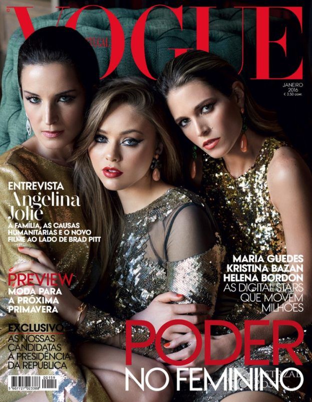 Kristina Bazan na okładce portugalskiego "Vogue'a"