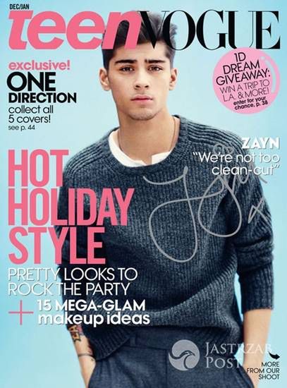 Zayn Malik, "Teen Vogue"