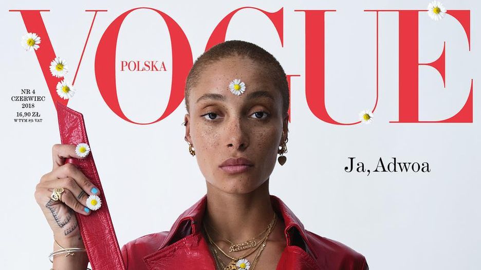 Vogue Polska, Adwoa Aboah modelka i aktywistka wzbudziła zainteresowanie