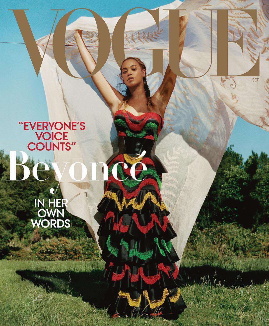 Beyonce na wrześniowej okładce Vogue