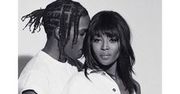 Naomi Campbell i A$AP Rocky w "POP Magazine"