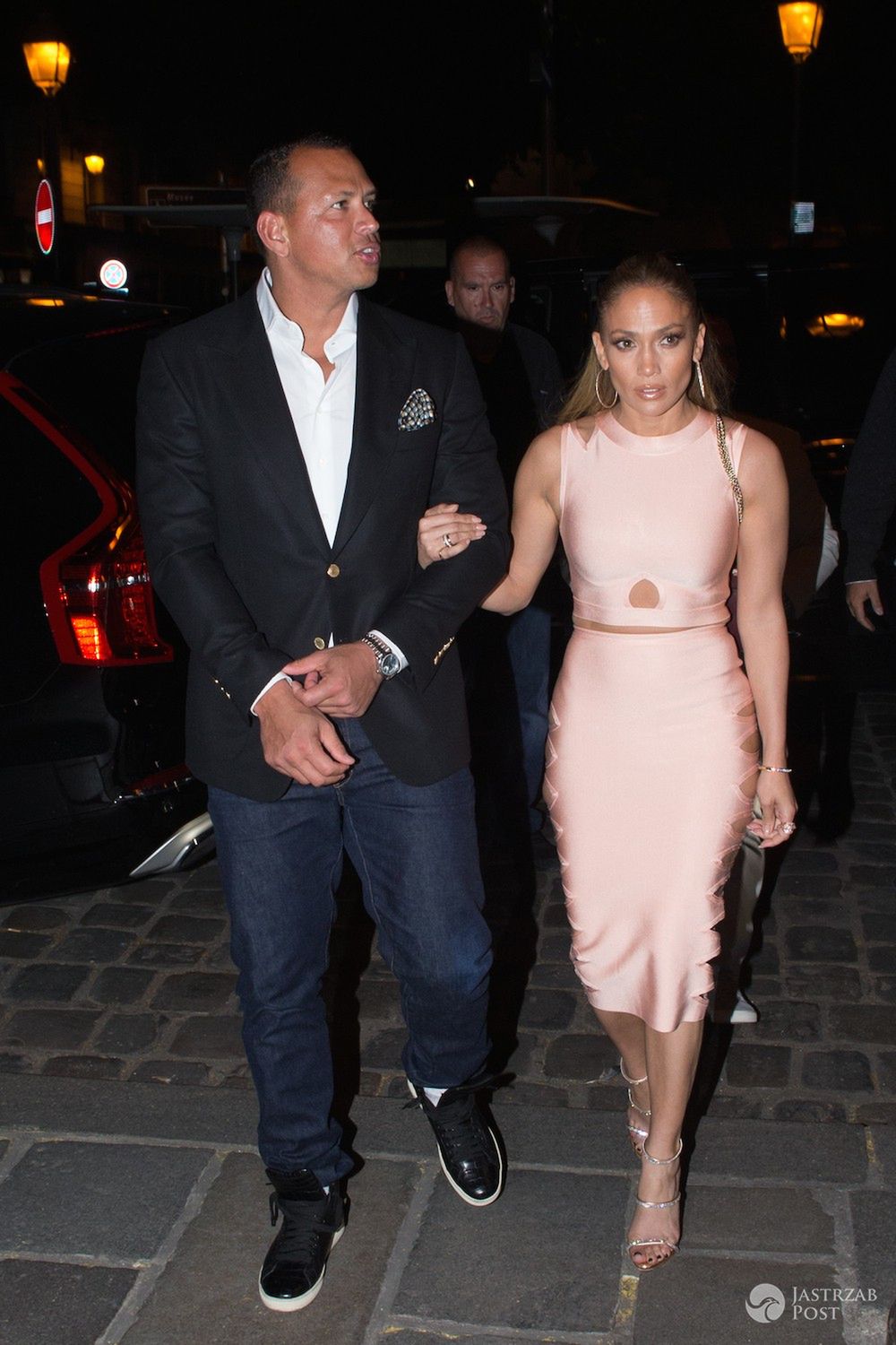 Jennifer Lopez i Alex Rodriguez w Paryżu na kolacji