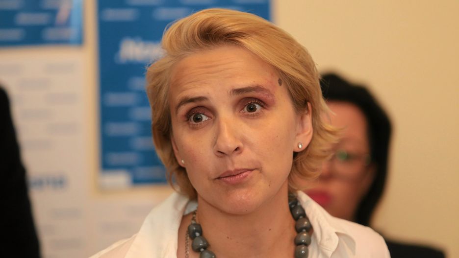 Joanna Scheuring-Wielgus jest gotowa wytłumaczyć się z napisu