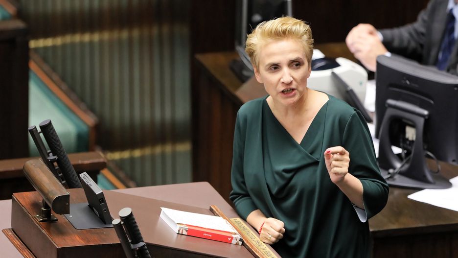 Joanna Scheuring-Wielgus mówiła o projekcie "Stop pedofilii"